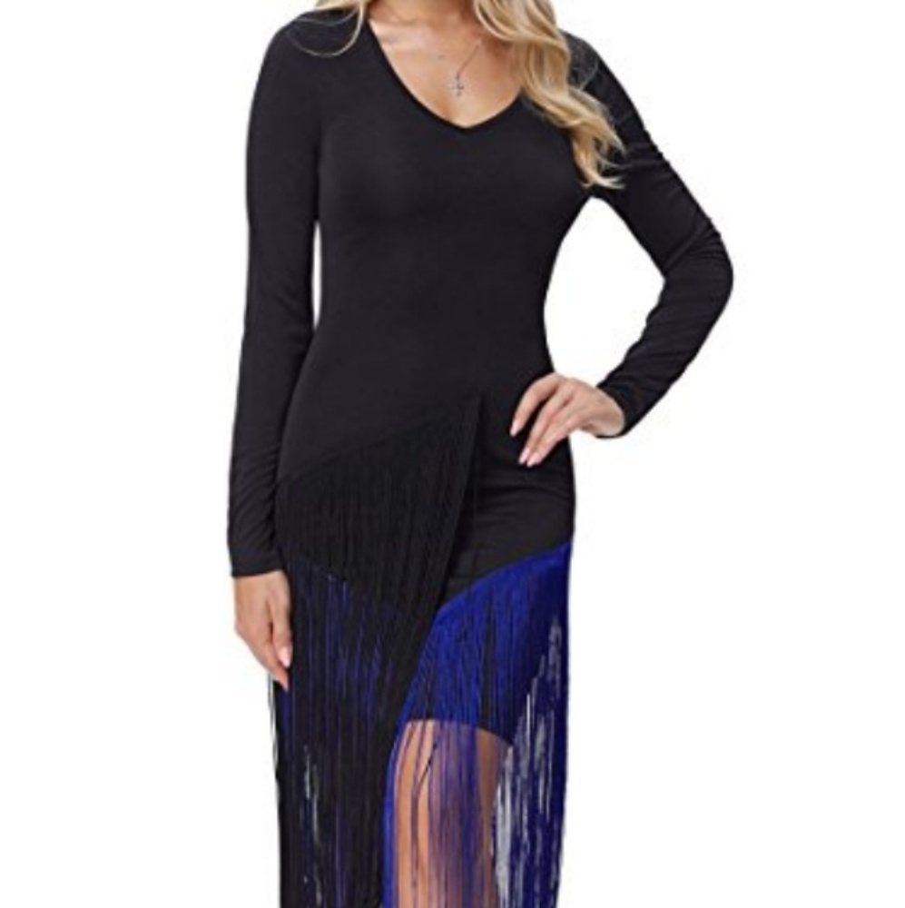 Beatifull cocktail dress with fringe NEW